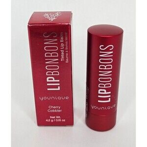 Younique Lip Bon Bons Tinted Lip Balm Cherry Cobbler .15oz New in Box